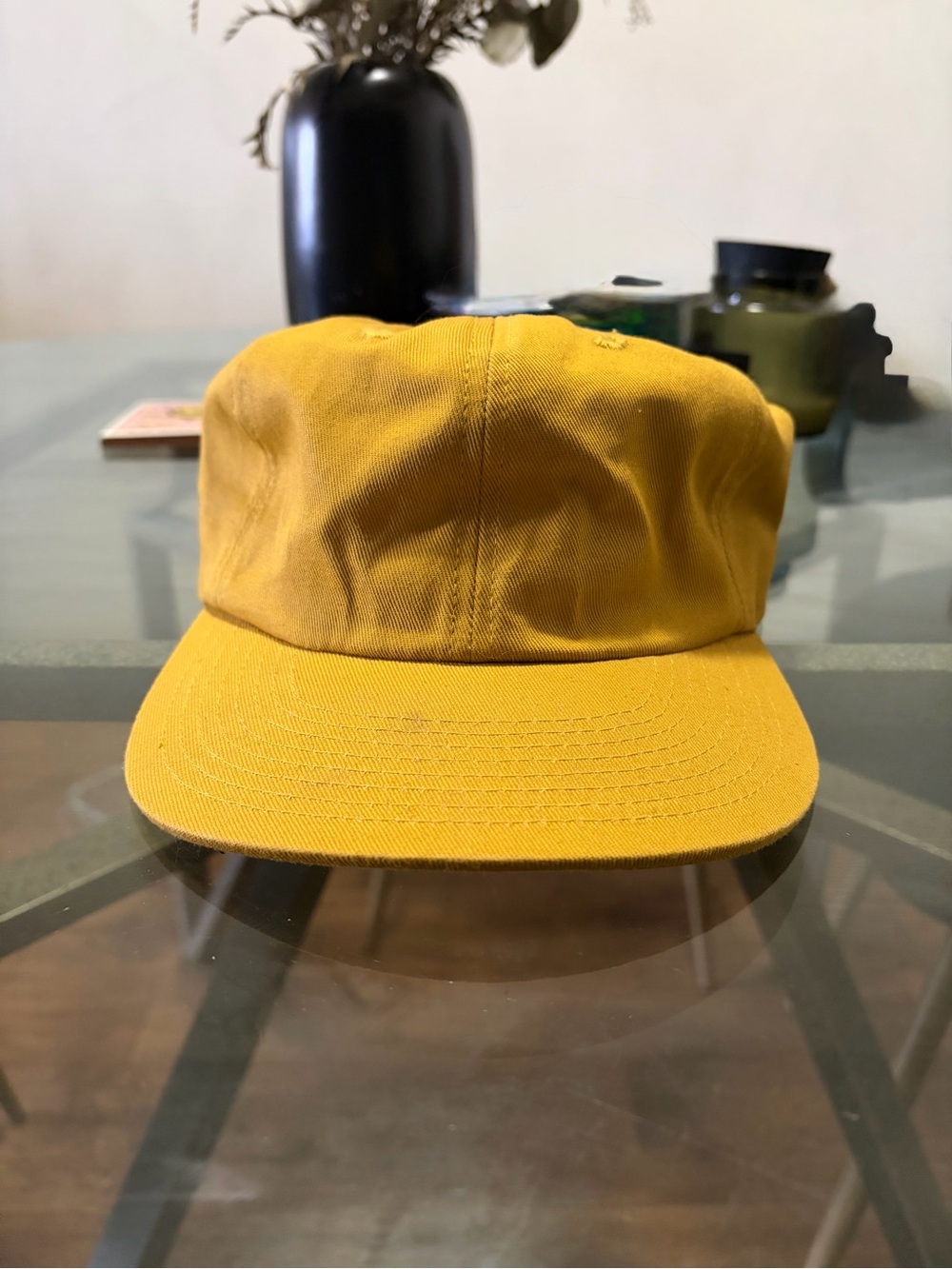 Weld Mfg Men's Mustard Yellow Cotton Cap